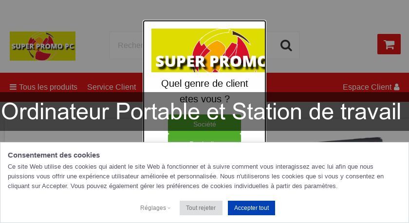 Ordinateur Portable et Station de travail 