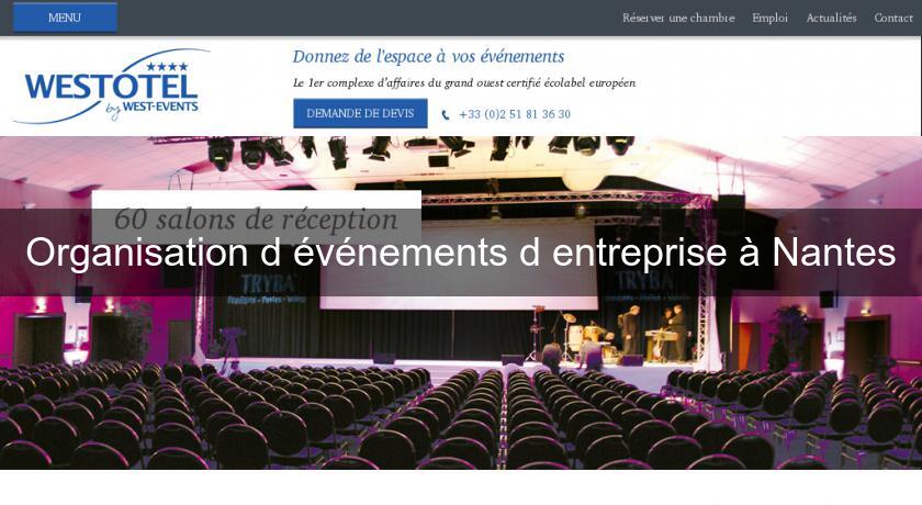 Organisation d'événements d'entreprise à Nantes