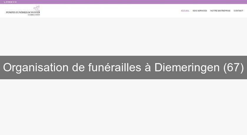Organisation de funérailles à Diemeringen (67)