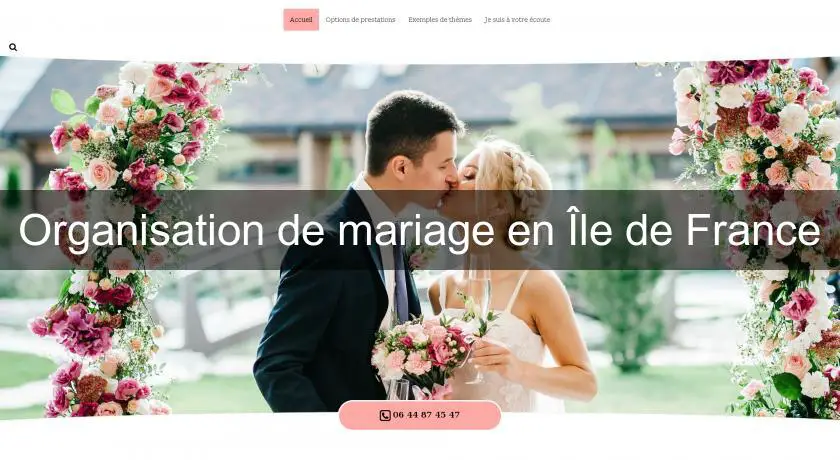 Organisation de mariage en Île de France
