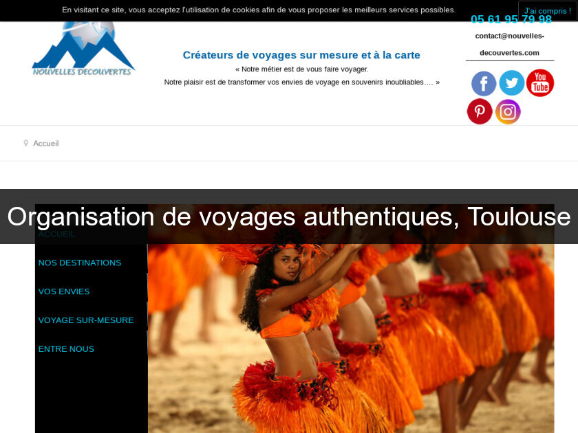 Organisation de voyages authentiques, Toulouse Organisation de voyages authentiques, Toulouse