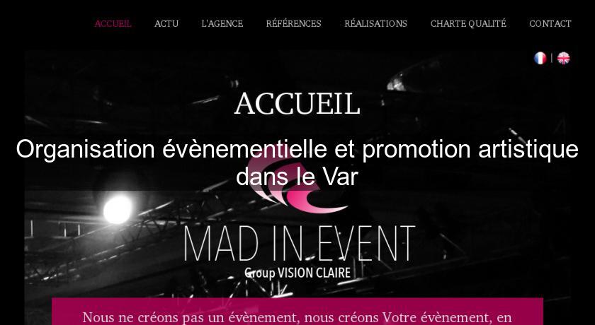 Organisation évènementielle et promotion artistique dans le Var Organisation évènementielle et promotion artistique dans le Var