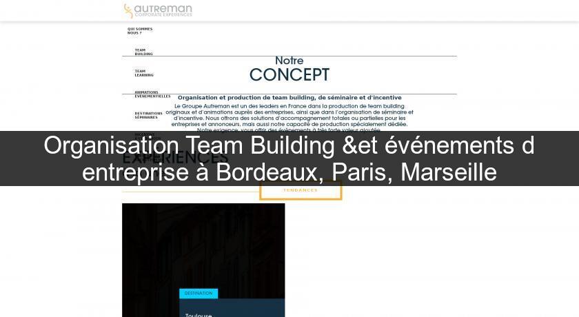 Organisation Team Building &et événements d'entreprise à Bordeaux, Paris, Marseille