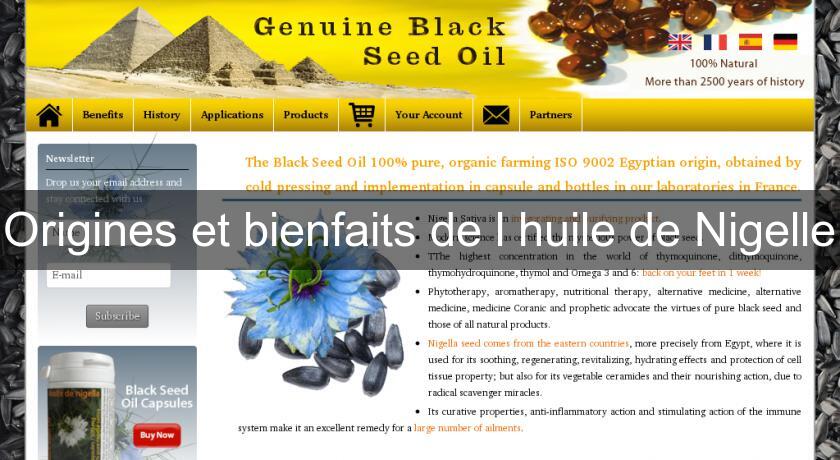 Origines et bienfaits de l'huile de Nigelle Origines et bienfaits de l'huile de Nigelle