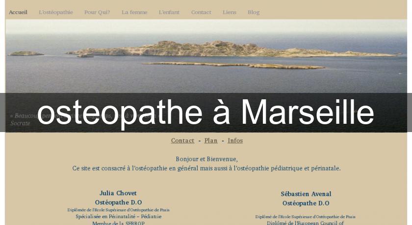 osteopathe à Marseille osteopathe à Marseille