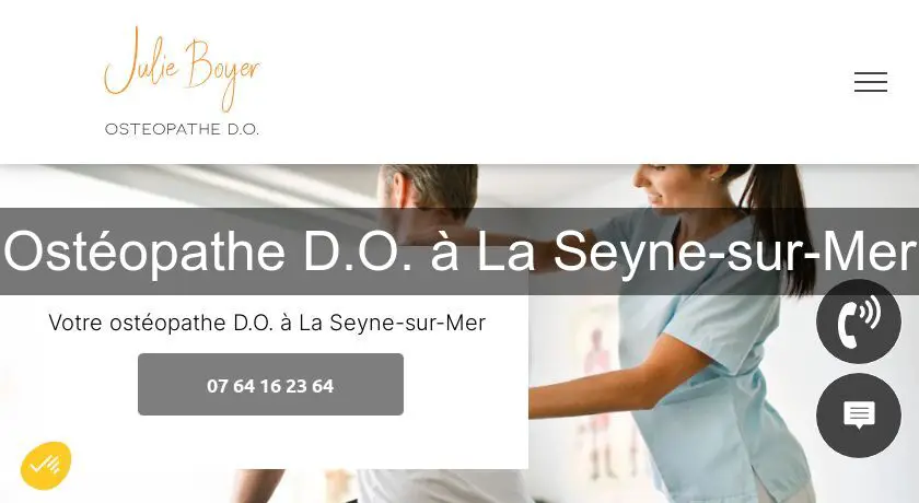 Ostéopathe D.O. à La Seyne-sur-Mer
