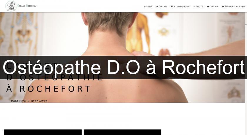 Ostéopathe D.O à Rochefort