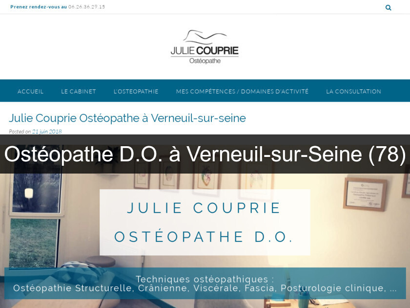 Ostéopathe D.O. à Verneuil-sur-Seine (78) Ostéopathe D.O. à Verneuil-sur-Seine (78)