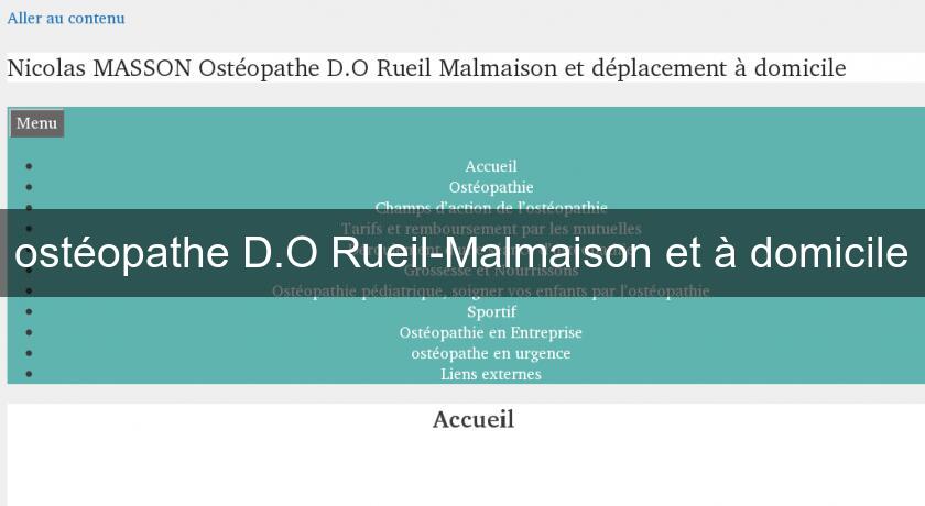 ostéopathe D.O Rueil-Malmaison et à domicile ostéopathe D.O Rueil-Malmaison et à domicile