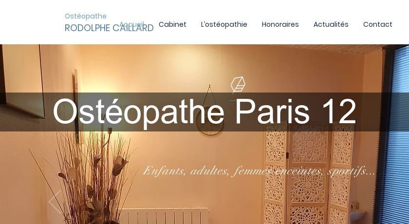 Ostéopathe Paris 12