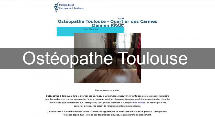 Ostéopathe Toulouse 