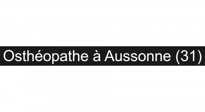 Osthéopathe à Aussonne (31)