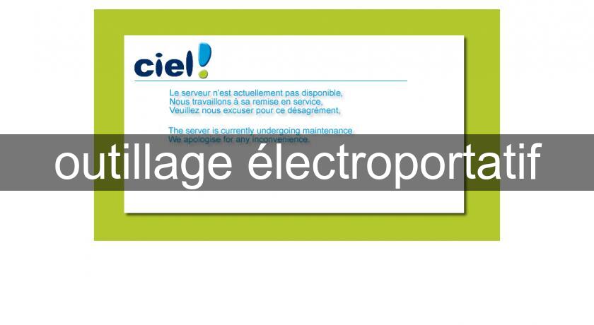 outillage électroportatif