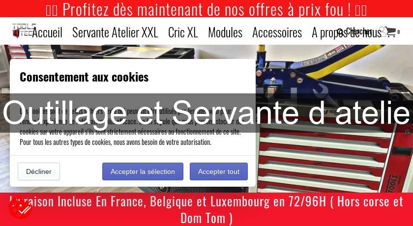 Outillage et Servante d'atelier Outillage et Servante d'atelier