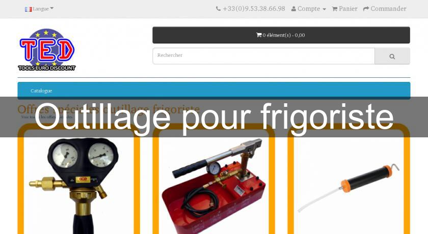 Outillage pour frigoriste