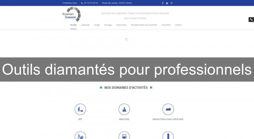 Outils diamantés pour professionnels