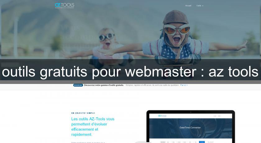 outils gratuits pour webmaster : az tools