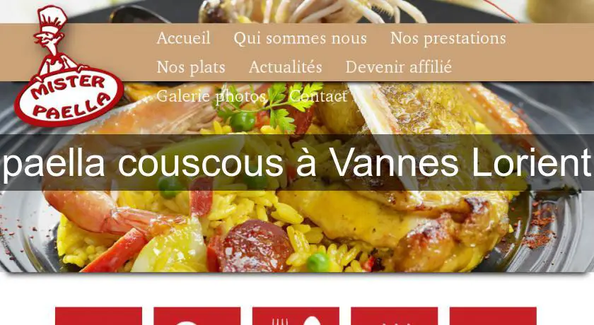 paella couscous à Vannes Lorient