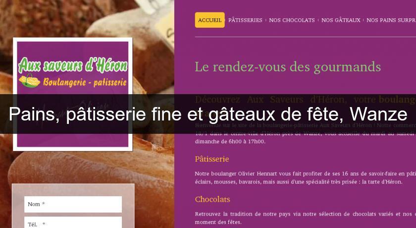Pains, pâtisserie fine et gâteaux de fête, Wanze Pains, pâtisserie fine et gâteaux de fête, Wanze