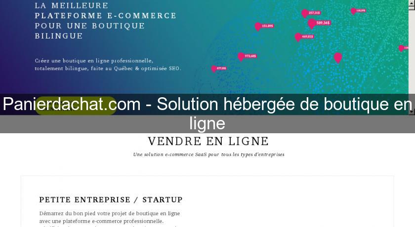 Panierdachat.com - Solution hébergée de boutique en ligne