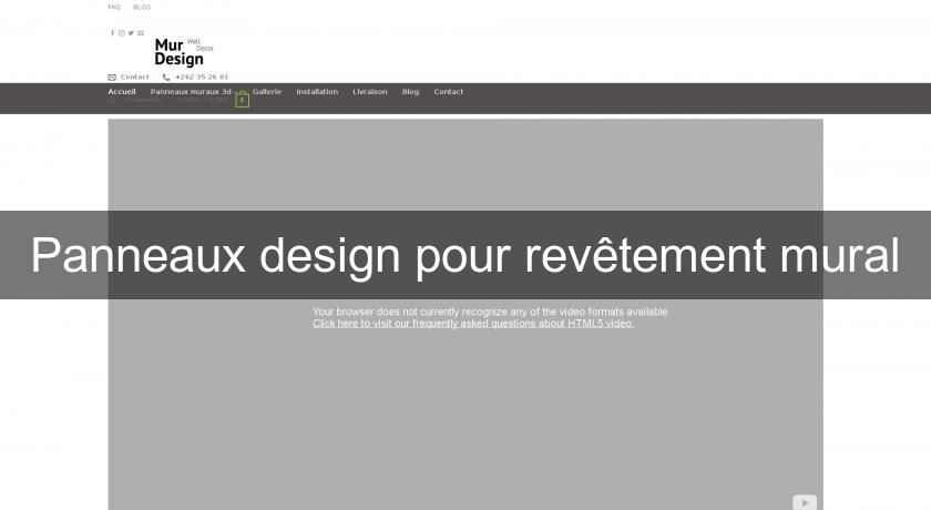 Panneaux design pour revêtement mural Panneaux design pour revêtement mural