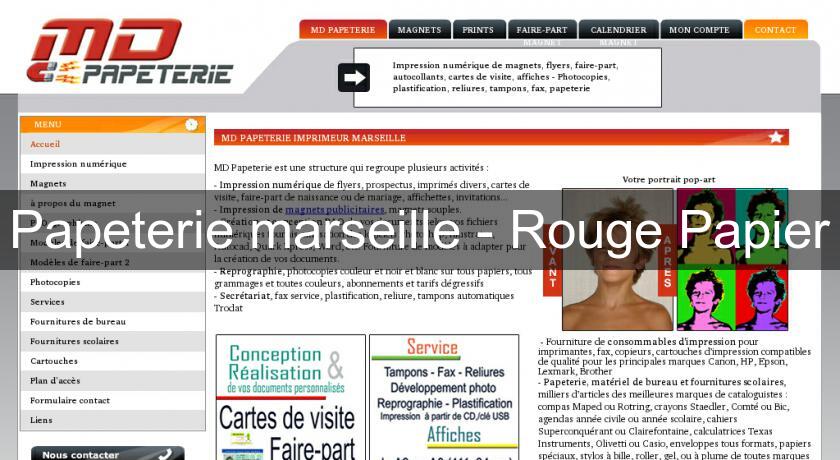 Papeterie marseille - Rouge Papier Papeterie marseille - Rouge Papier