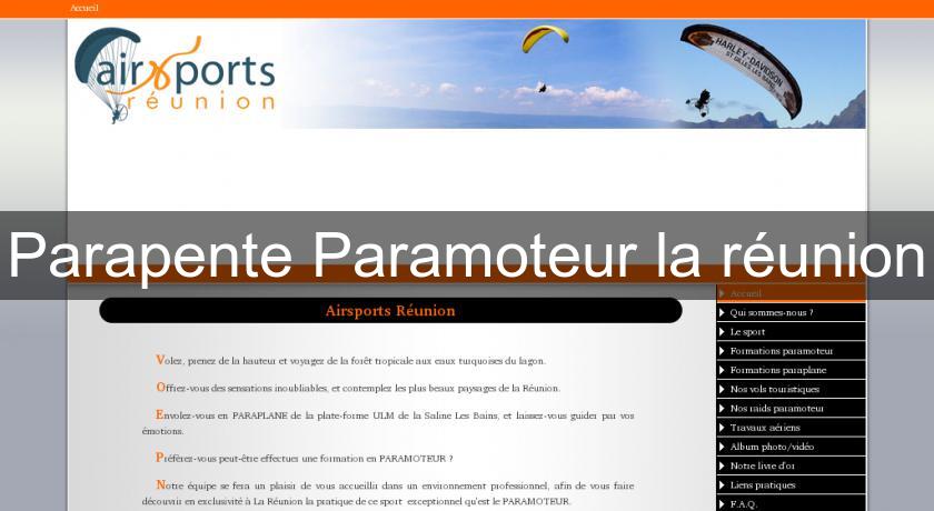 Parapente Paramoteur la réunion Parapente Paramoteur la réunion