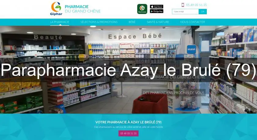 Parapharmacie Azay le Brulé (79)
