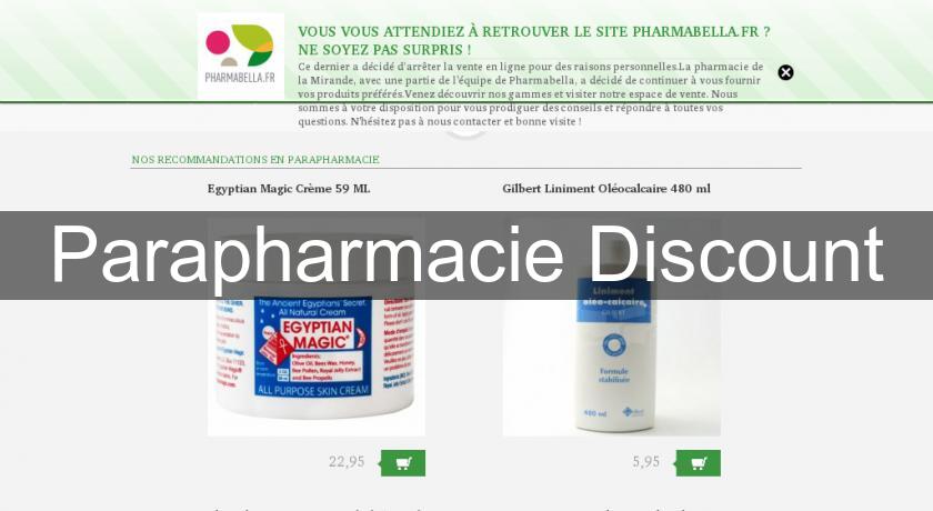 Parapharmacie Discount Parapharmacie Discount