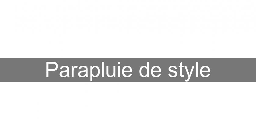 Parapluie de style Parapluie de style