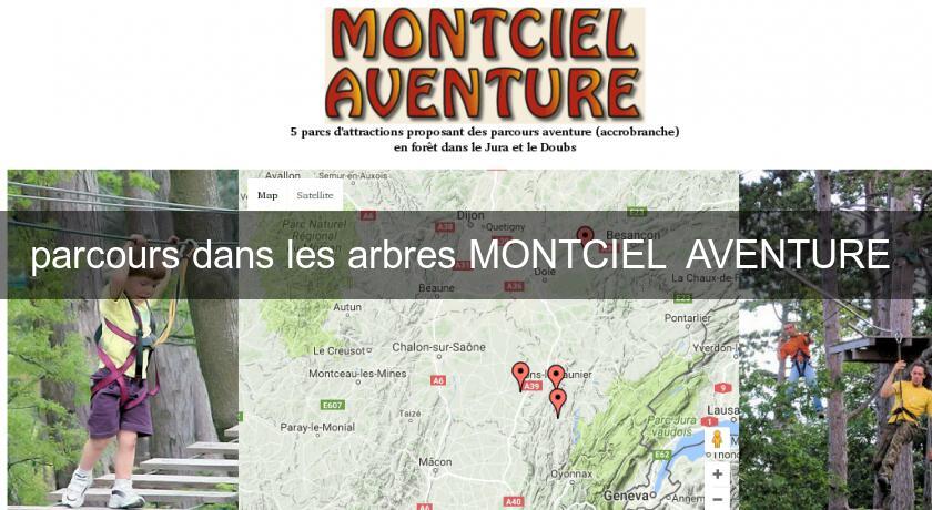 parcours dans les arbres MONTCIEL AVENTURE parcours dans les arbres MONTCIEL AVENTURE