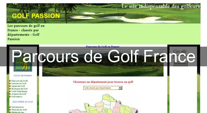 Parcours de Golf France