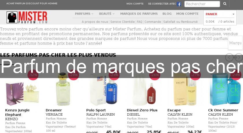 Parfum de marques pas cher Parfum de marques pas cher
