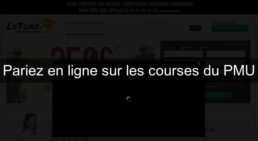 Pariez en ligne sur les courses du PMU Pariez en ligne sur les courses du PMU