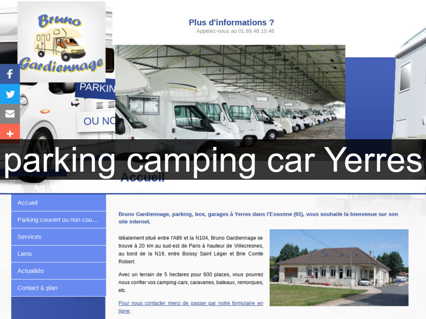 parking camping car Yerres