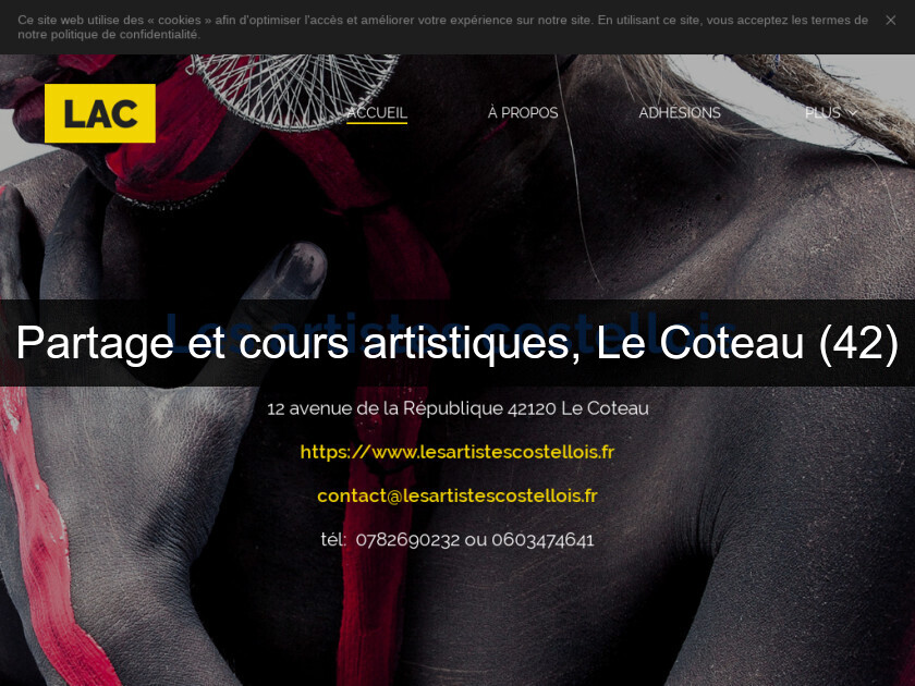 Partage et cours artistiques, Le Coteau (42)