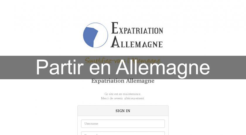 Partir en Allemagne Partir en Allemagne