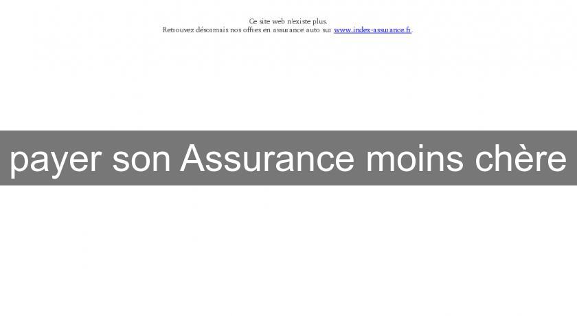 payer son Assurance moins chère