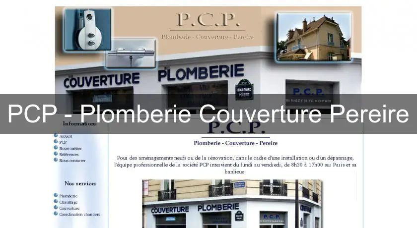 PCP - Plomberie Couverture Pereire