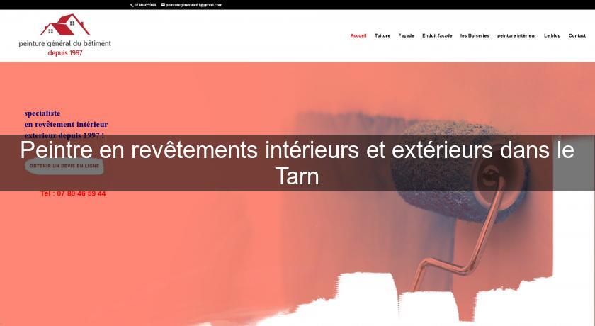 Peintre en revêtements intérieurs et extérieurs dans le Tarn Peintre en revêtements intérieurs et extérieurs dans le Tarn