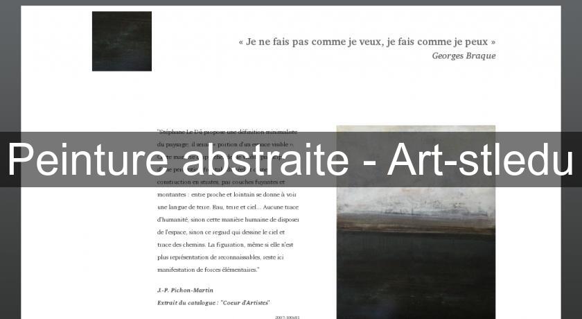 Peinture abstraite - Art-stledu Peinture abstraite - Art-stledu
