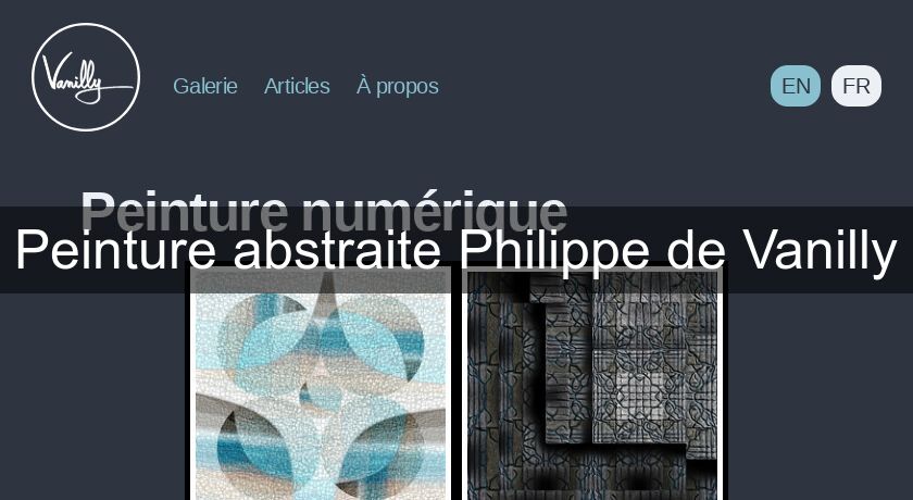 Peinture abstraite Philippe de Vanilly Peinture abstraite Philippe de Vanilly