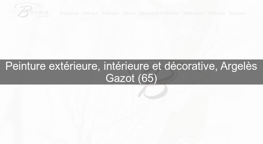 Peinture extérieure, intérieure et décorative, Argelès Gazot (65)