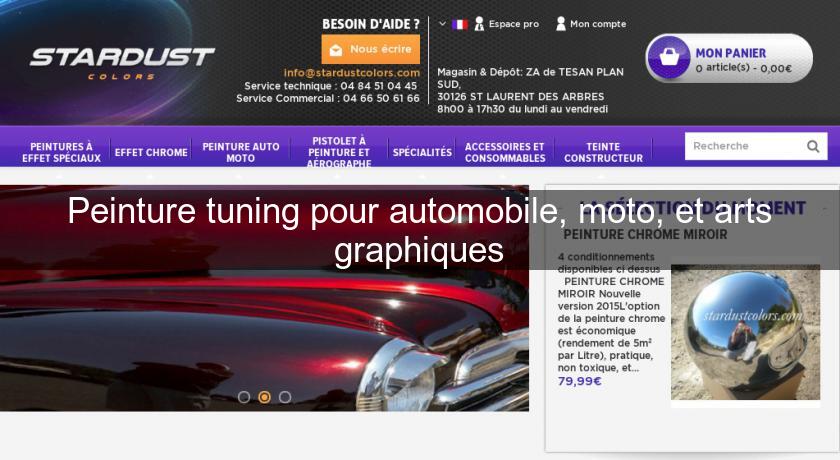 Peinture tuning pour automobile, moto, et arts graphiques