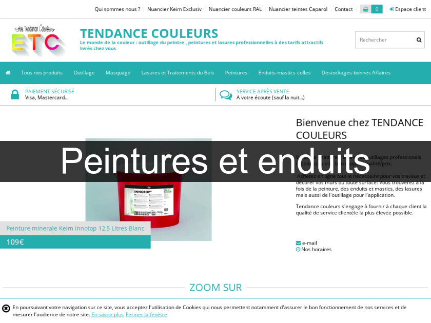 Peintures et enduits Peintures et enduits