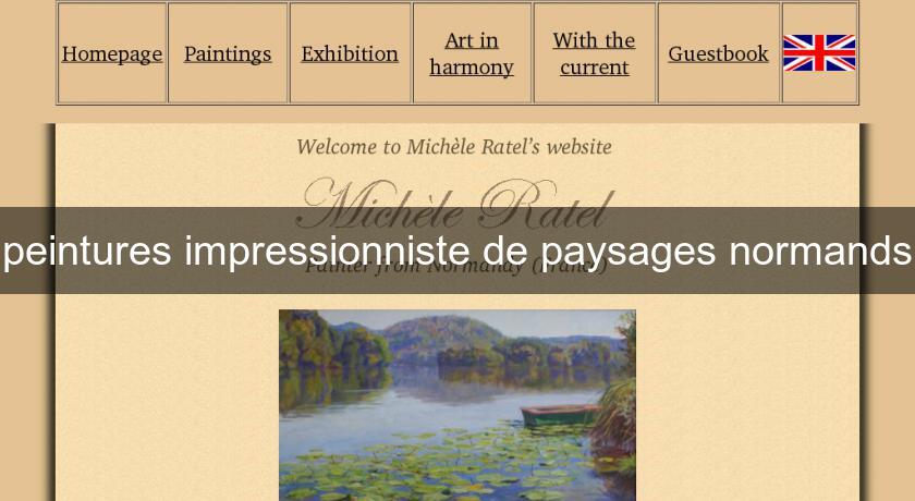peintures impressionniste de paysages normands peintures impressionniste de paysages normands