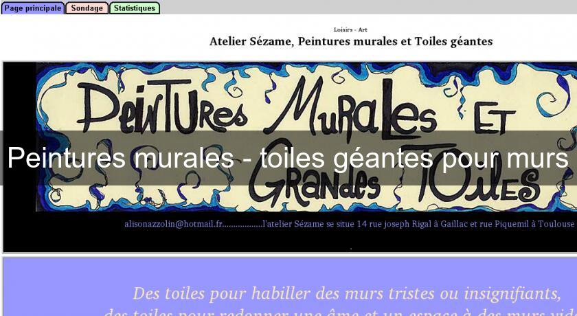 Peintures murales - toiles géantes pour murs