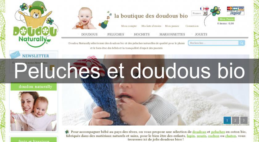 Peluches et doudous bio