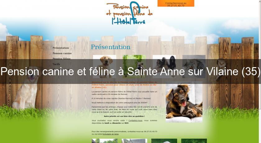 Pension canine et féline à Sainte Anne sur Vilaine (35) Pension canine et féline à Sainte Anne sur Vilaine (35)