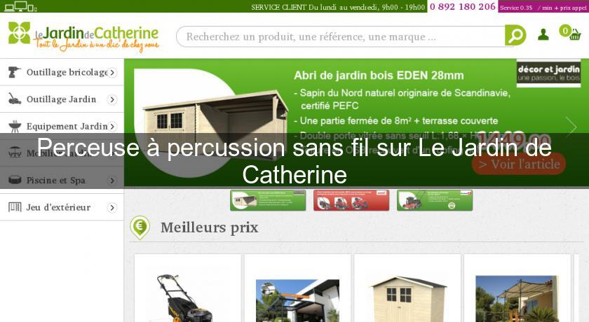 Perceuse à percussion sans fil sur Le Jardin de Catherine Perceuse à percussion sans fil sur Le Jardin de Catherine